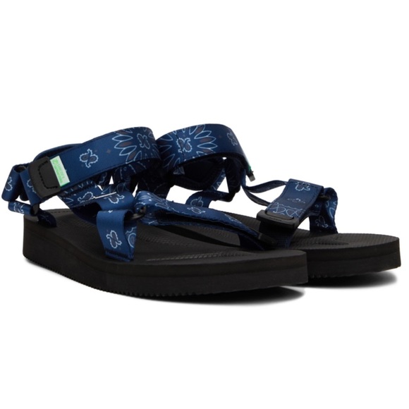 NEW SUICOKE Navy Bandana Paisley DEPA-CAB Sandals - Picture 2 of 8
